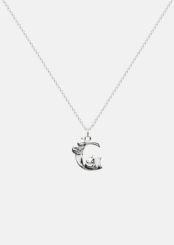 Moomin Alphabet - Silver Plated - G
