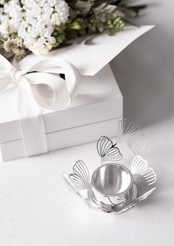 FLWR Candle Holder - Silver Plated