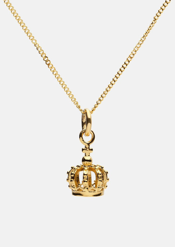 Crown Necklace - Gold Plated