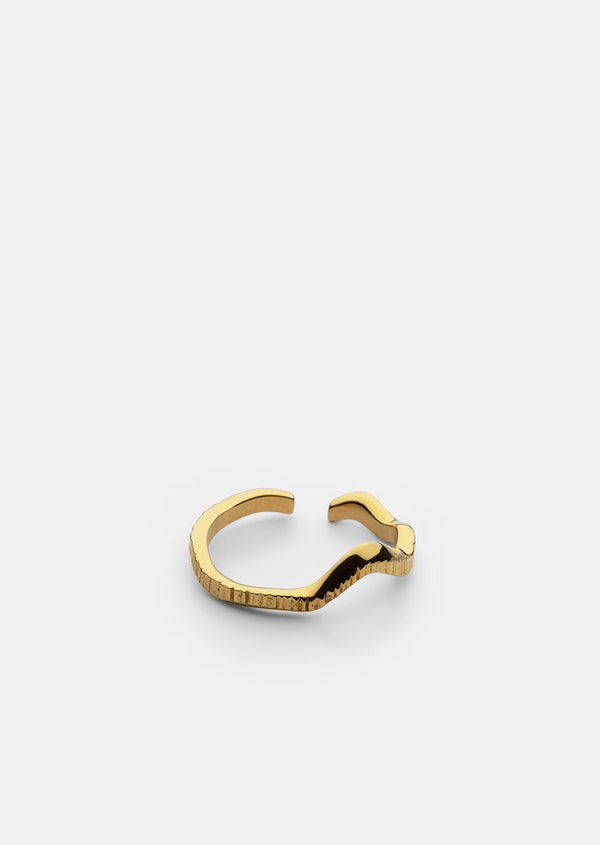Chêne Raw Ring - Gold Plated