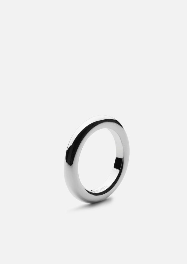 Simplicity Plain Ring - Silver Plated