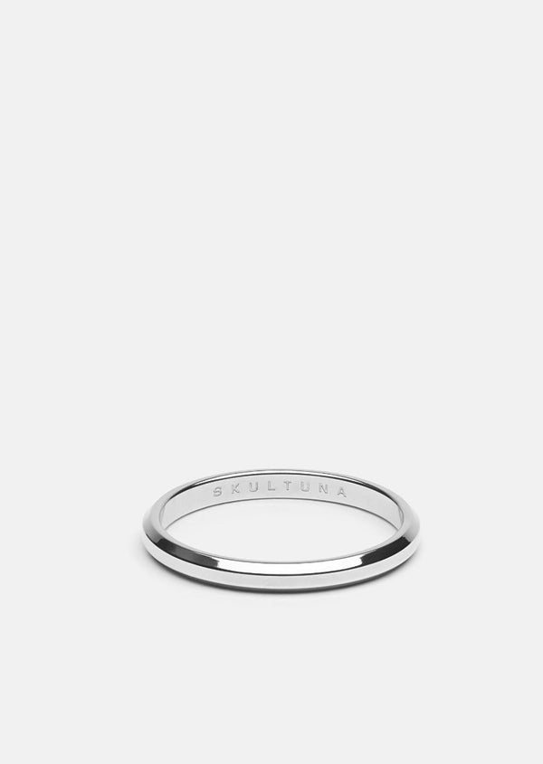 Skultuna Icon Ring Thin - Silver Plated