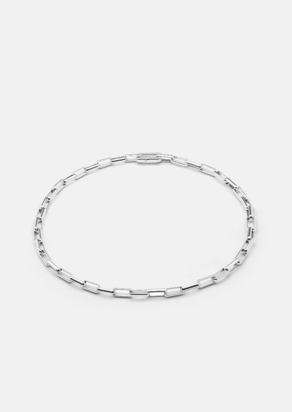Traverse Chain Necklace - Silver Plated