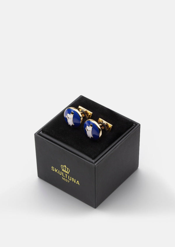 Moomin x Skultuna – Moominpappa Cufflinks - Blue