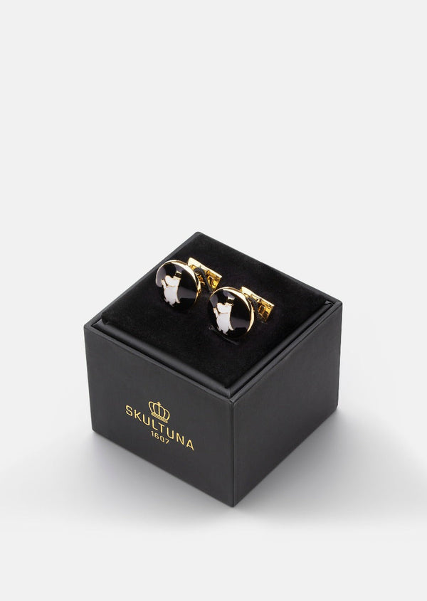 Moomin x Skultuna - Moominpappa Cufflinks - Black