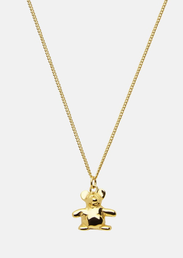 Teddy Bear Necklace design Thomas Sandell – Gold Plated