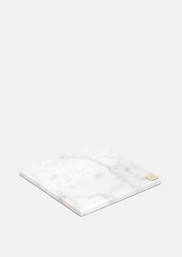 Carrara Marble Plate Small - White