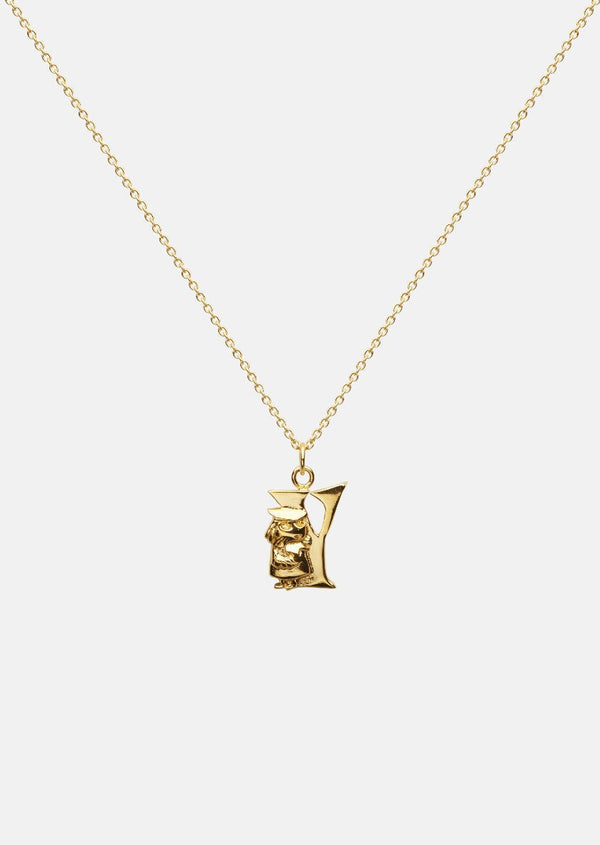 Moomin Alphabet - Gold Plated - Y