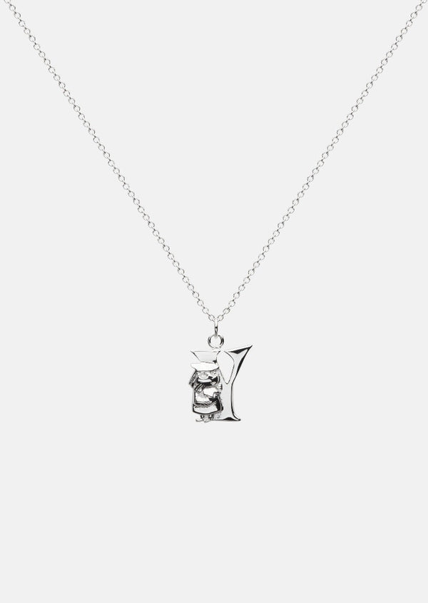 Moomin Alphabet - Silver Plated - Y